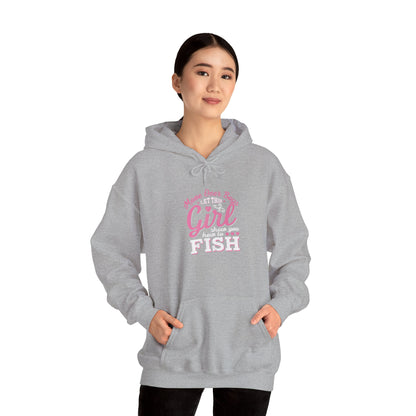 „Show You How To Fish“ Artistic Unisex Hoodie – Unique Graphic Sweatshirt, Cozy Layer, Everyday Wear, Gift for Him/Her, Casual Fashion