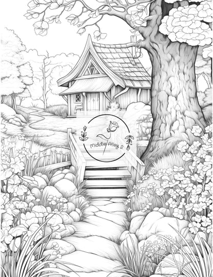 🌷🎨 „Frühlingserwachen – Das Malbuch mit 50 traumhaften Spring Garden Motiven“ 🐝🌿