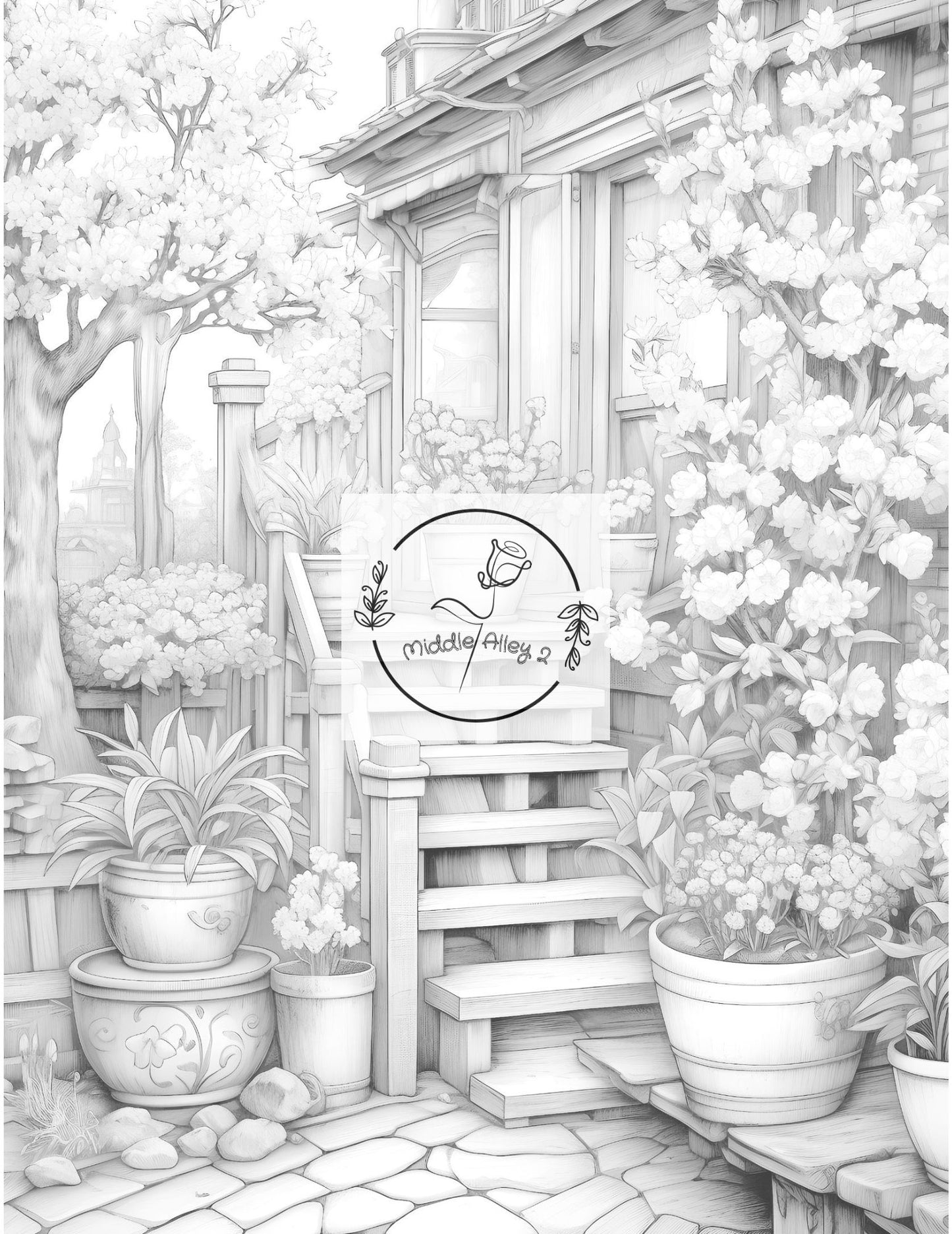 🌸🖍️ „Frühlingszauber – 50 neue Motive für deinen blühenden Garten (Vol. 2)“ 🌿🎨