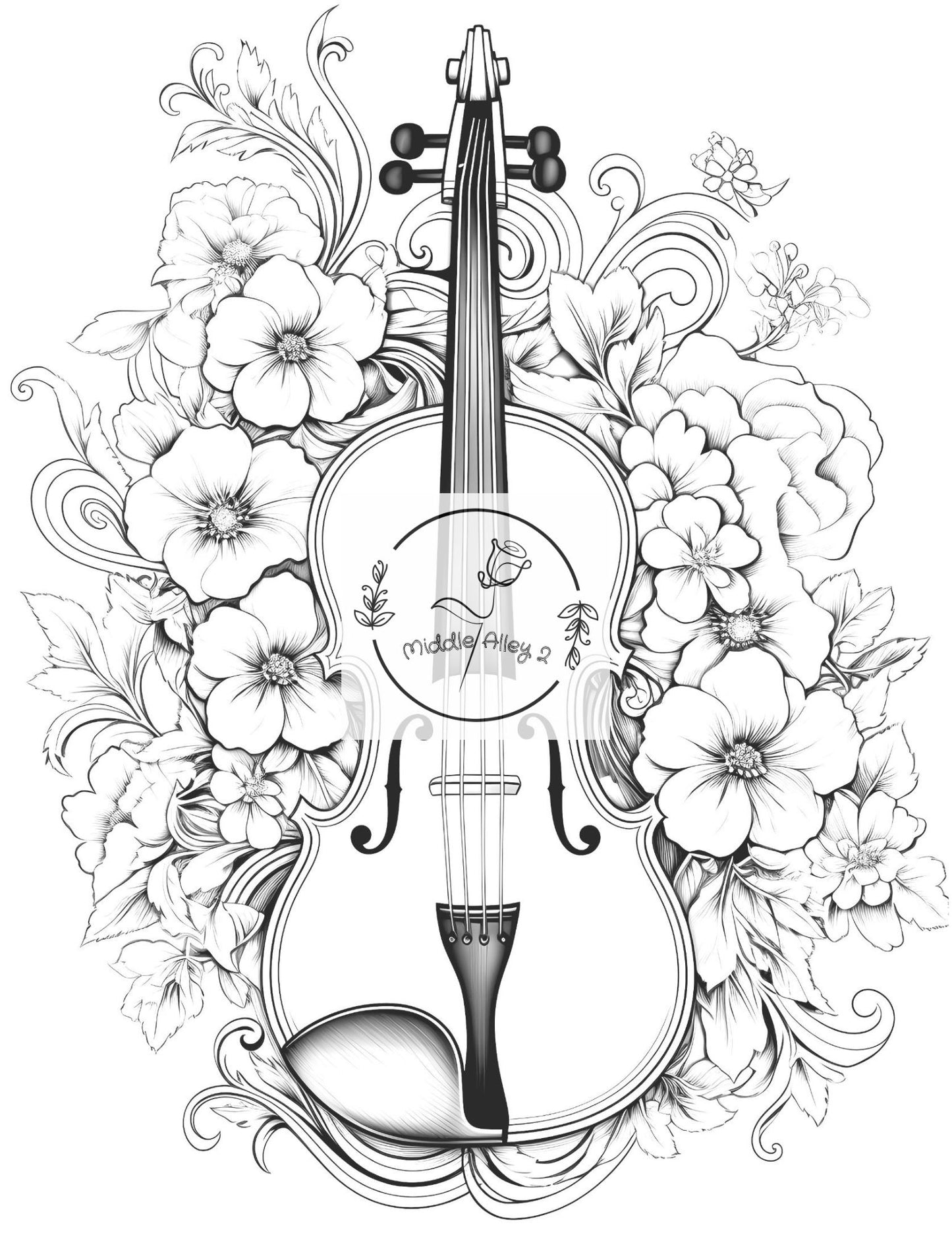 🌸📜 „Blütenpracht im Retro-Stil – Das Malbuch mit 50 eleganten Vintage Flower Motiven“ 🎨🌿