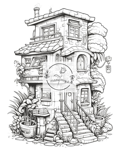 🎨 Casa Loca – Das Malbuch mit 50 verrückten Brasilien-Häusern 🏠🌴