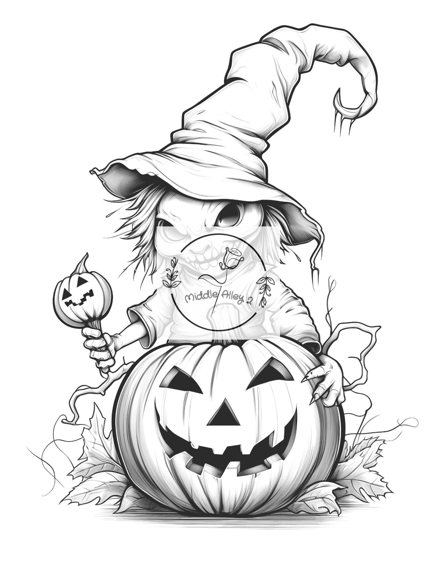 🎃👻 „Halloween zum Ausmalen – Malbuch mit 50 gruselig-lustigen Halloween-Motiven“ 🕷️🖤