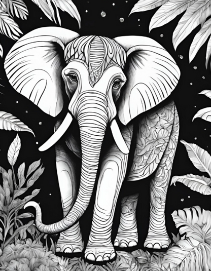 🦁🖍️ „Wildlife – 40 wilde Tiere zum Ausmalen“ 🐘🦜