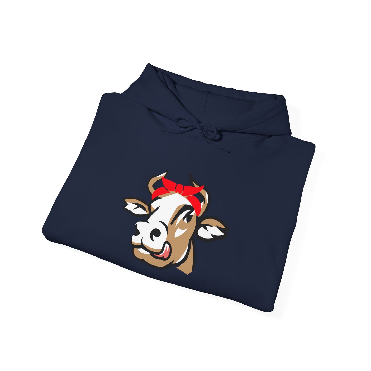Kapuzenpullover "Cow" – Perfekt für Freizeit & Alltag