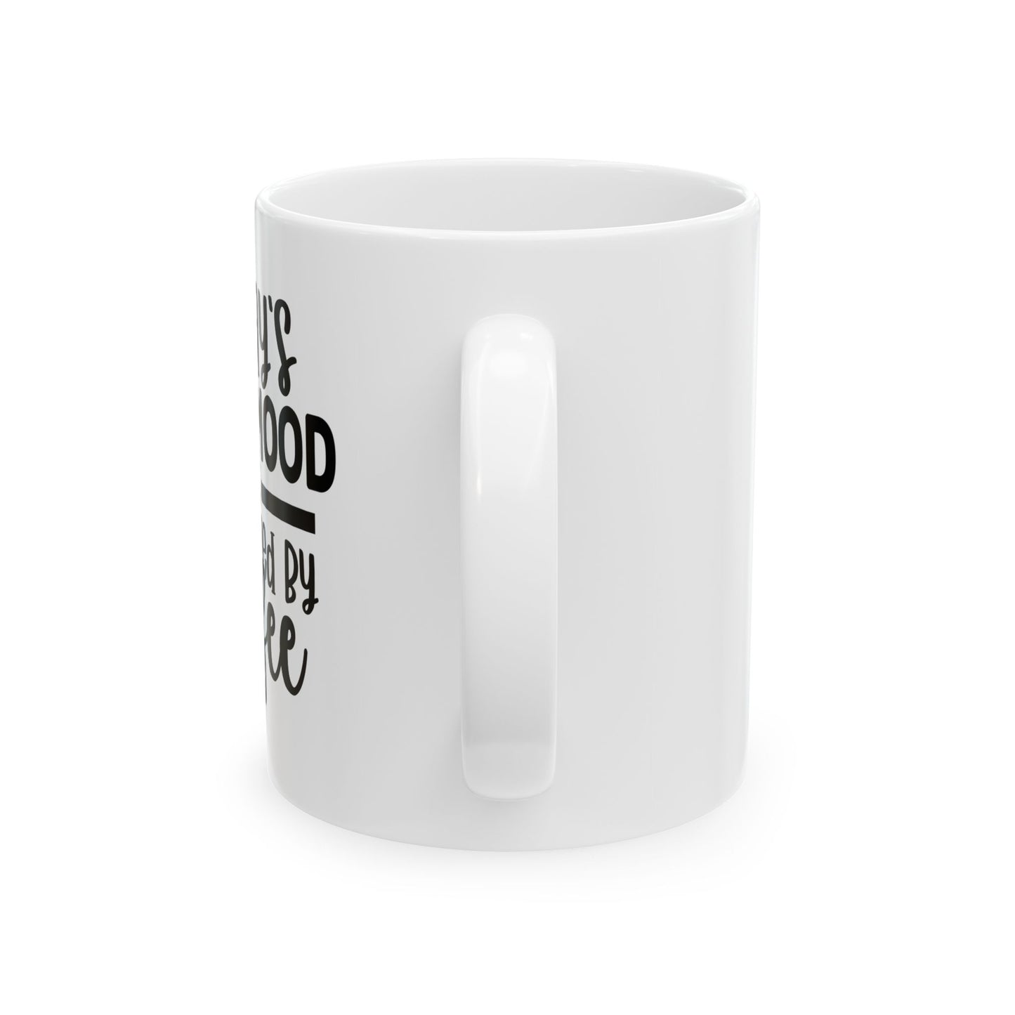 Bedruckte Kaffeetasse – 11oz (330 ml) – „Good Mood“ – robust & stilvoll