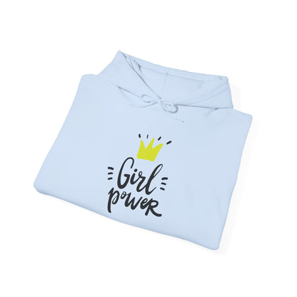 „Girl Power“ Artistic Unisex Hoodie – Unique Graphic Sweatshirt, Cozy Layer, Everyday Wear, Gift for Him/Her, Casual Fashion