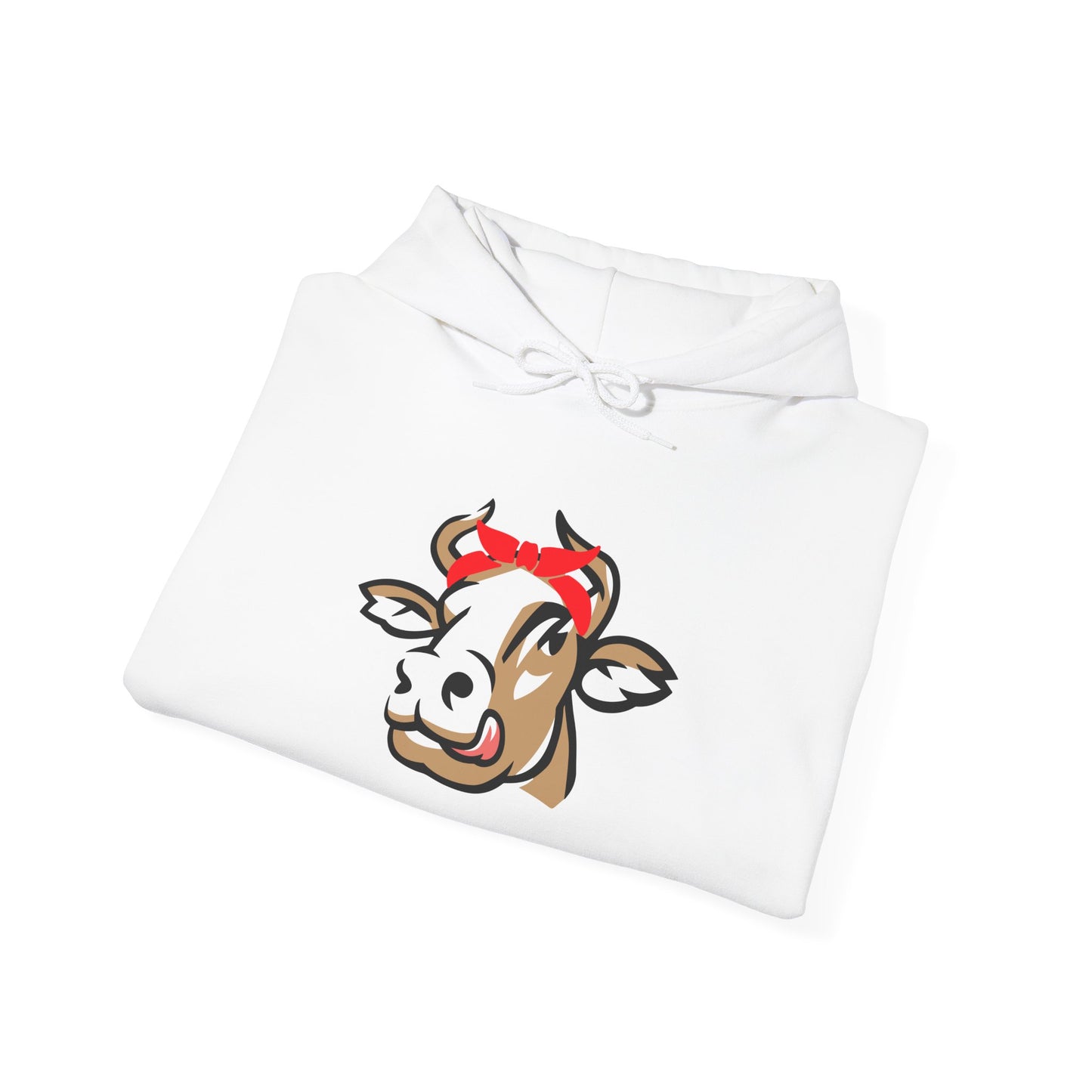 Kapuzenpullover "Cow" – Perfekt für Freizeit & Alltag