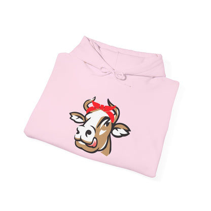 Kapuzenpullover "Cow" – Perfekt für Freizeit & Alltag