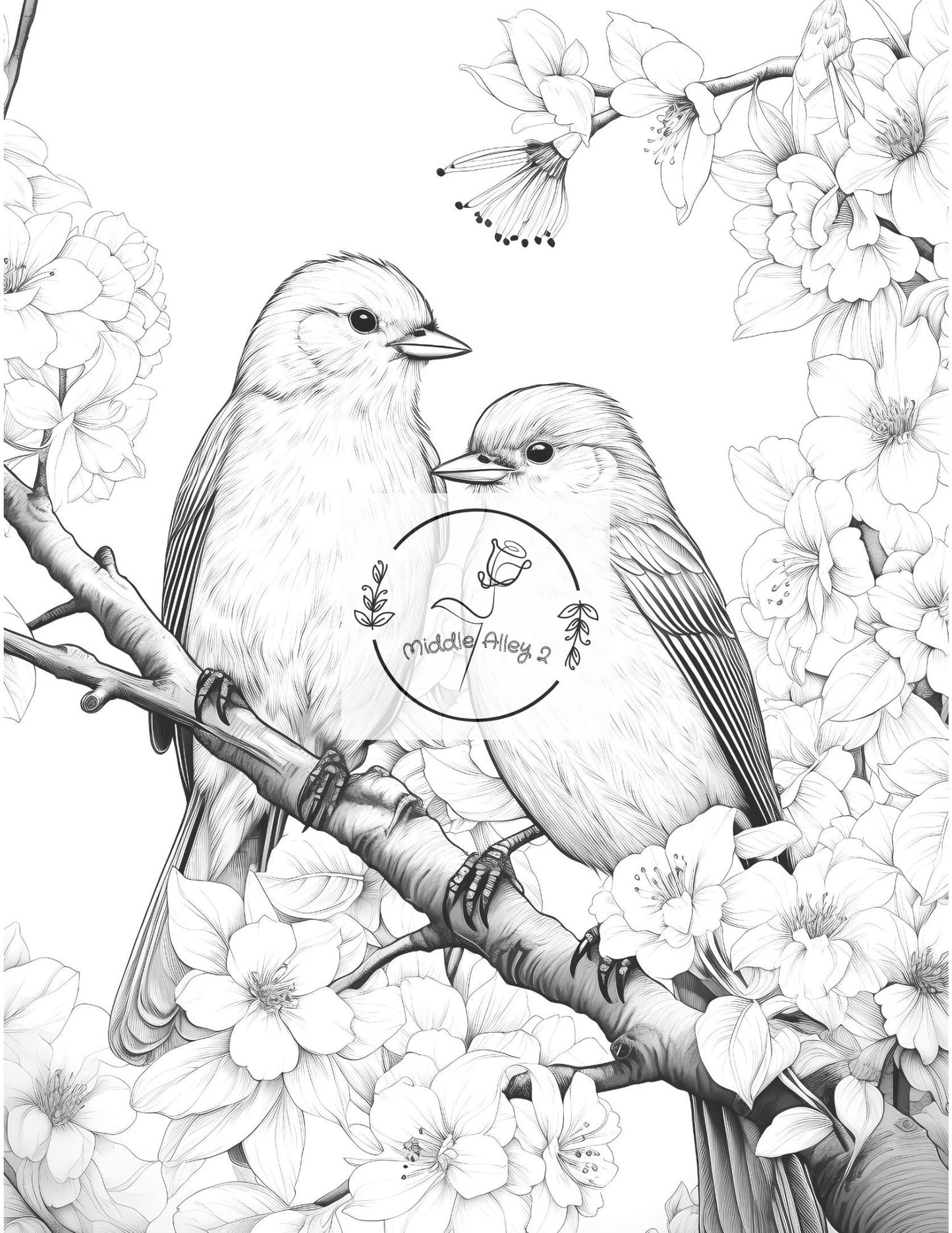 🦜 Federleicht & Farbenfroh – Das Malbuch mit 50 faszinierenden Vögeln 🎨🌿