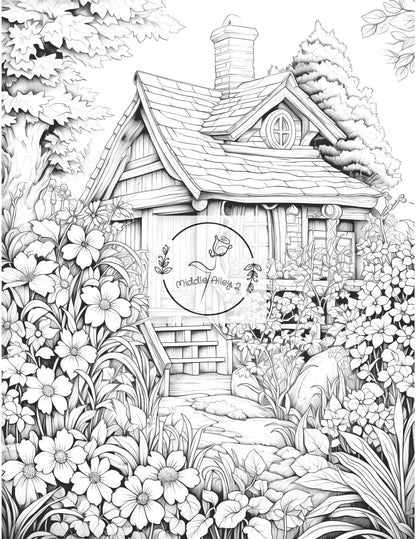 🌼🦋 „Magie im Garten – Das Ausmalbuch mit 50 wunderschönen Gartenmotiven (Vol. 1)“ 🎨🌿