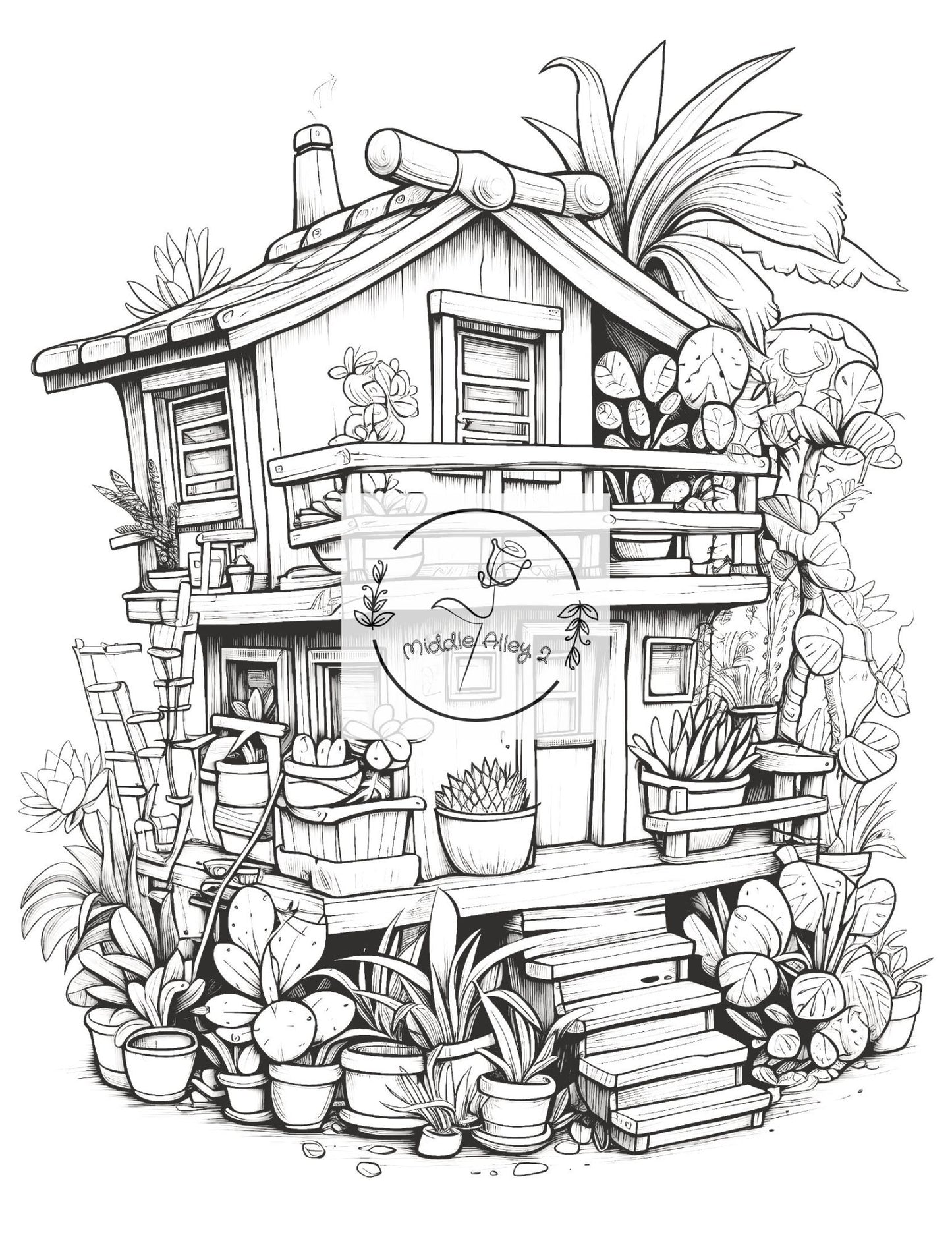 🎨 Casa Loca – Das Malbuch mit 50 verrückten Brasilien-Häusern 🏠🌴