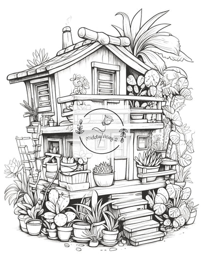 🎨 Casa Loca – Das Malbuch mit 50 verrückten Brasilien-Häusern 🏠🌴