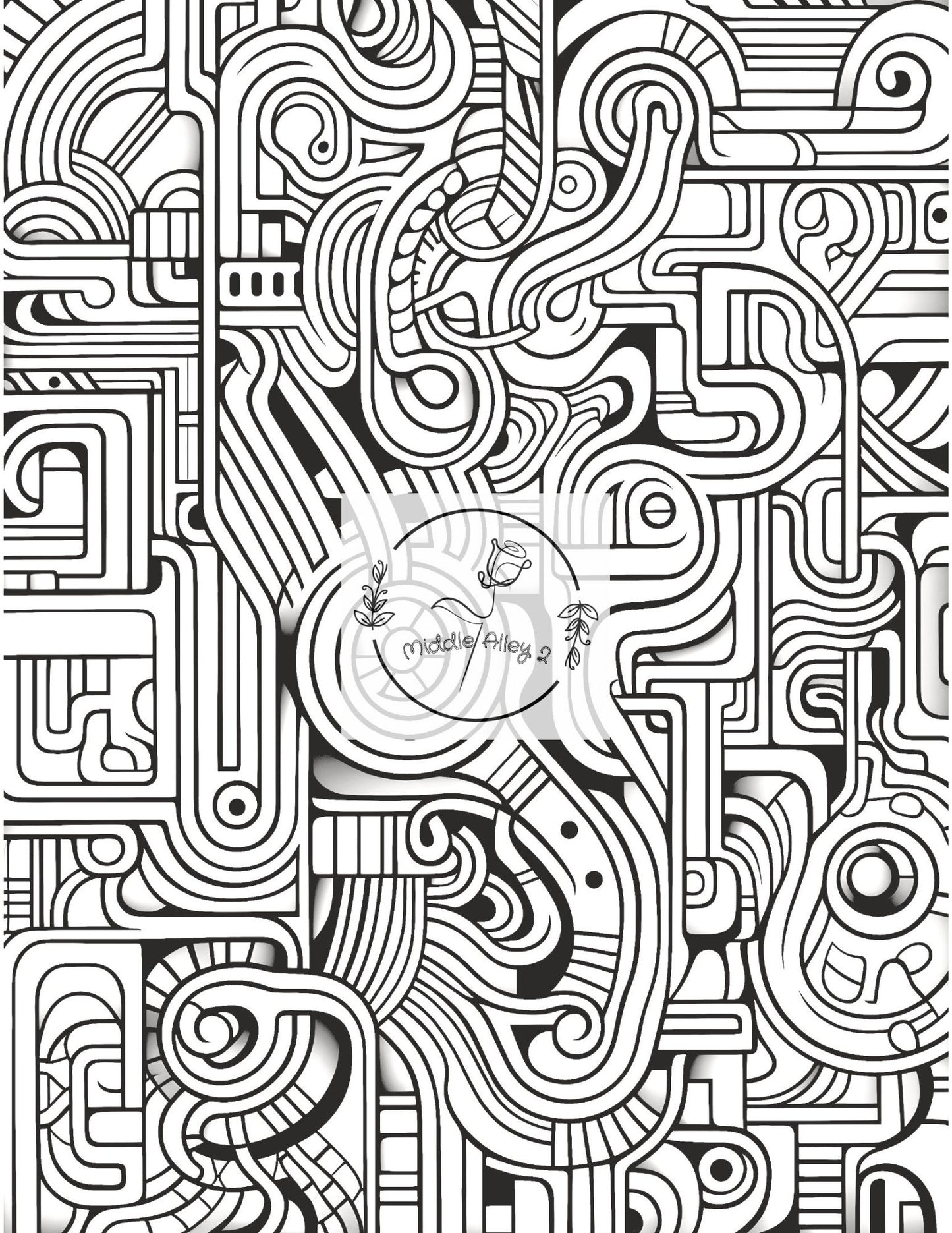 🌀🎨 „MusterMagie – Das Malbuch mit 50 faszinierenden Pattern-Motiven“ ✨📐