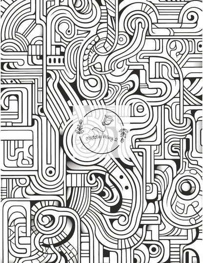 🌀🎨 „MusterMagie – Das Malbuch mit 50 faszinierenden Pattern-Motiven“ ✨📐