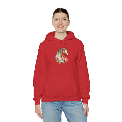 "Horse Flower" Hoodie – Unisex Streetwear Style