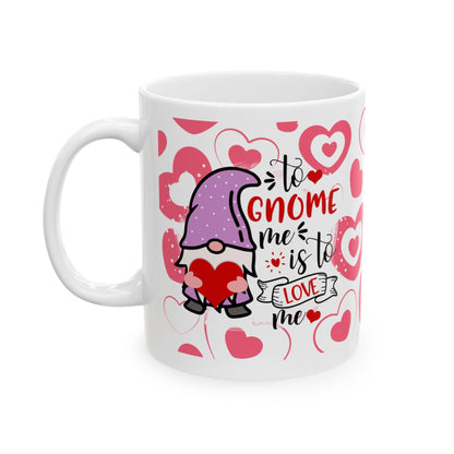 Bedruckte Kaffeetasse – 11oz (330 ml) – „Gnome“ – robust & stilvoll