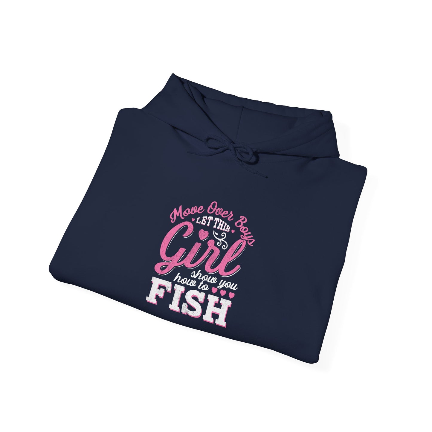 „Show You How To Fish“ Artistic Unisex Hoodie – Unique Graphic Sweatshirt, Cozy Layer, Everyday Wear, Gift for Him/Her, Casual Fashion
