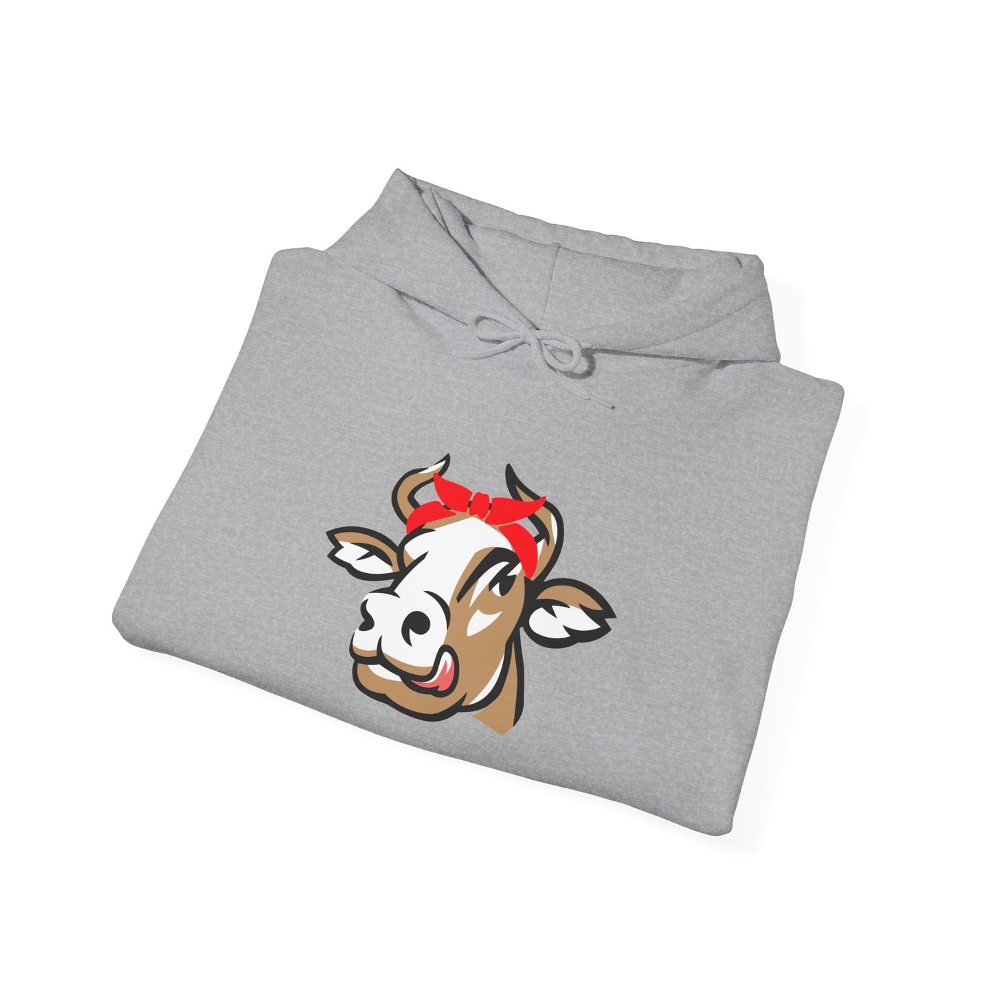 Kapuzenpullover "Cow" – Perfekt für Freizeit & Alltag