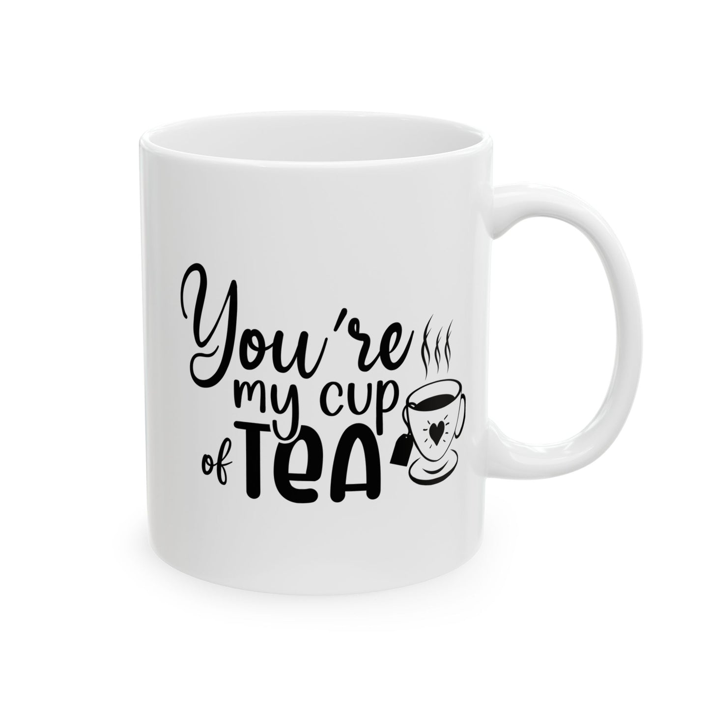 Bedruckte Kaffeetasse – 11oz (330 ml) – „Cup of Tea 5“ – robust & stilvoll