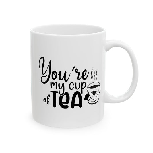 Bedruckte Kaffeetasse – 11oz (330 ml) – „Cup of Tea 5“ – robust & stilvoll