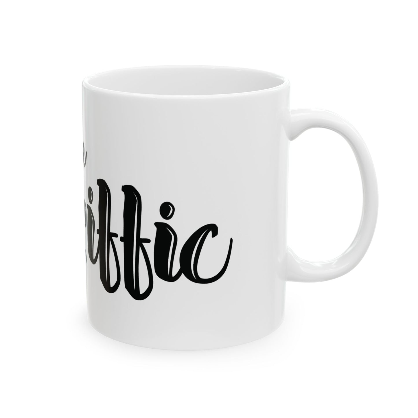 Bedruckte Kaffeetasse – 11oz (330 ml) – „Tea-Riffic 8“ – robust & stilvoll