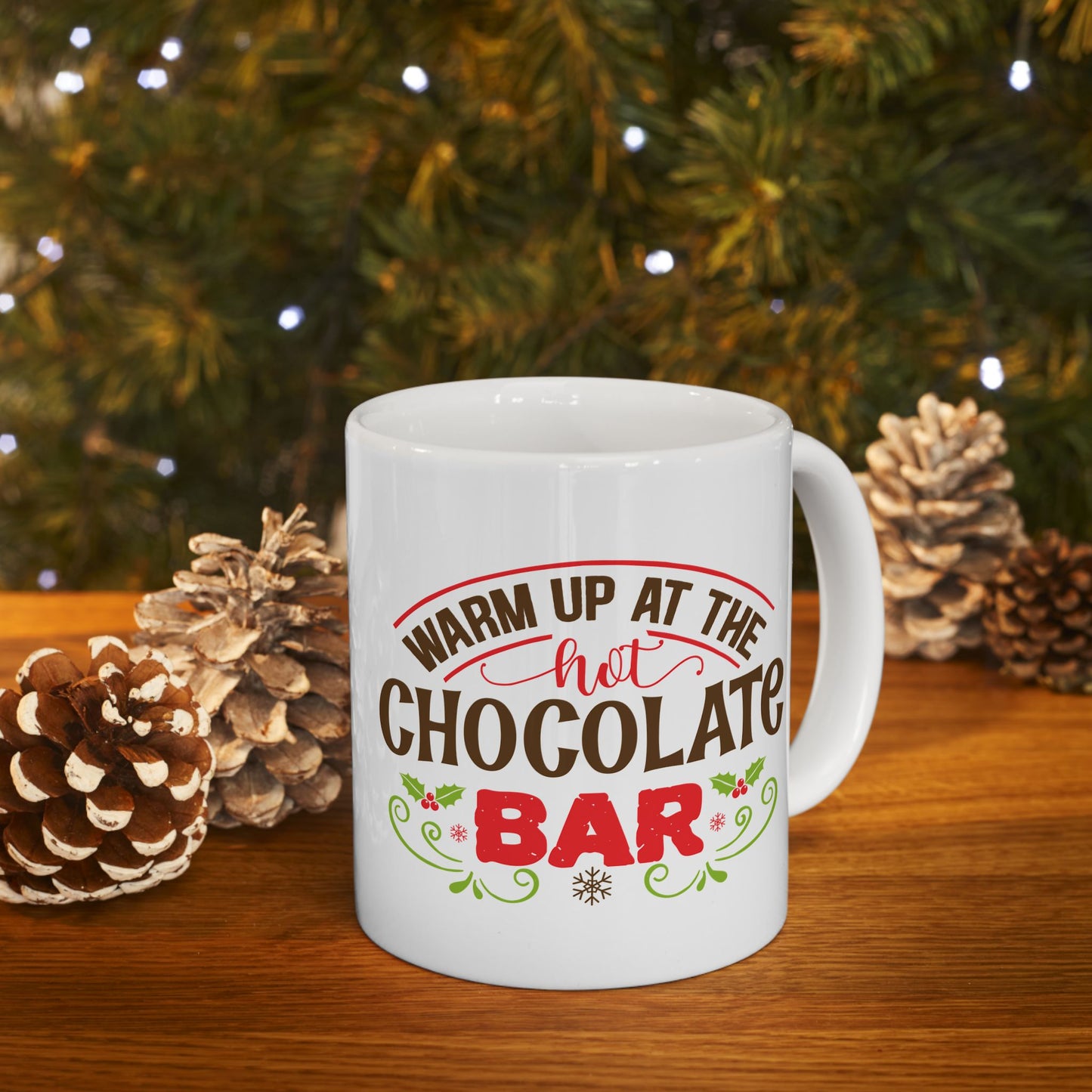 Bedruckte Kaffeetasse – 11oz (330 ml) – „Chocolate Bar“ – robust & stilvoll