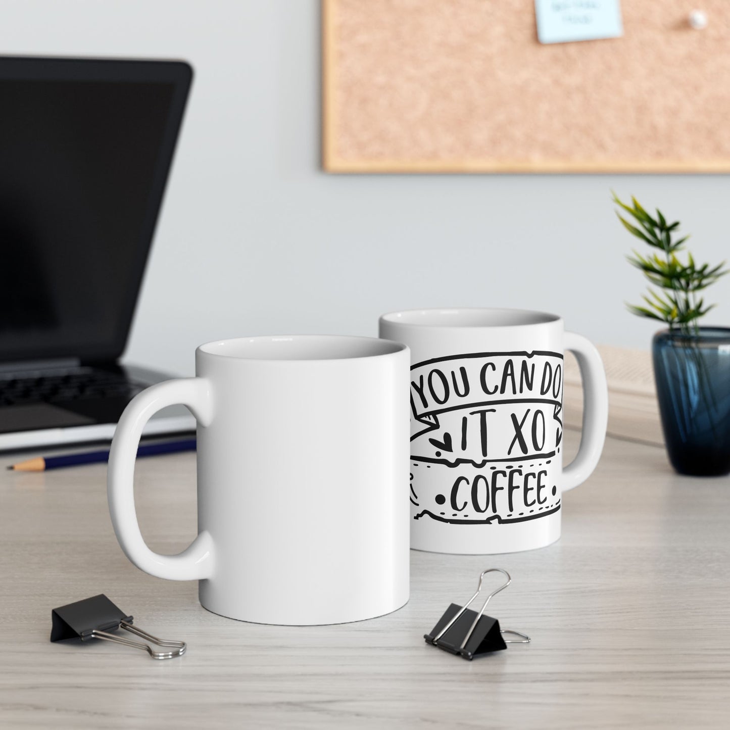 Bedruckte Kaffeetasse – 11oz (330 ml) – „Do It“ – robust & stilvoll
