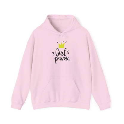 „Girl Power“ Artistic Unisex Hoodie – Unique Graphic Sweatshirt, Cozy Layer, Everyday Wear, Gift for Him/Her, Casual Fashion
