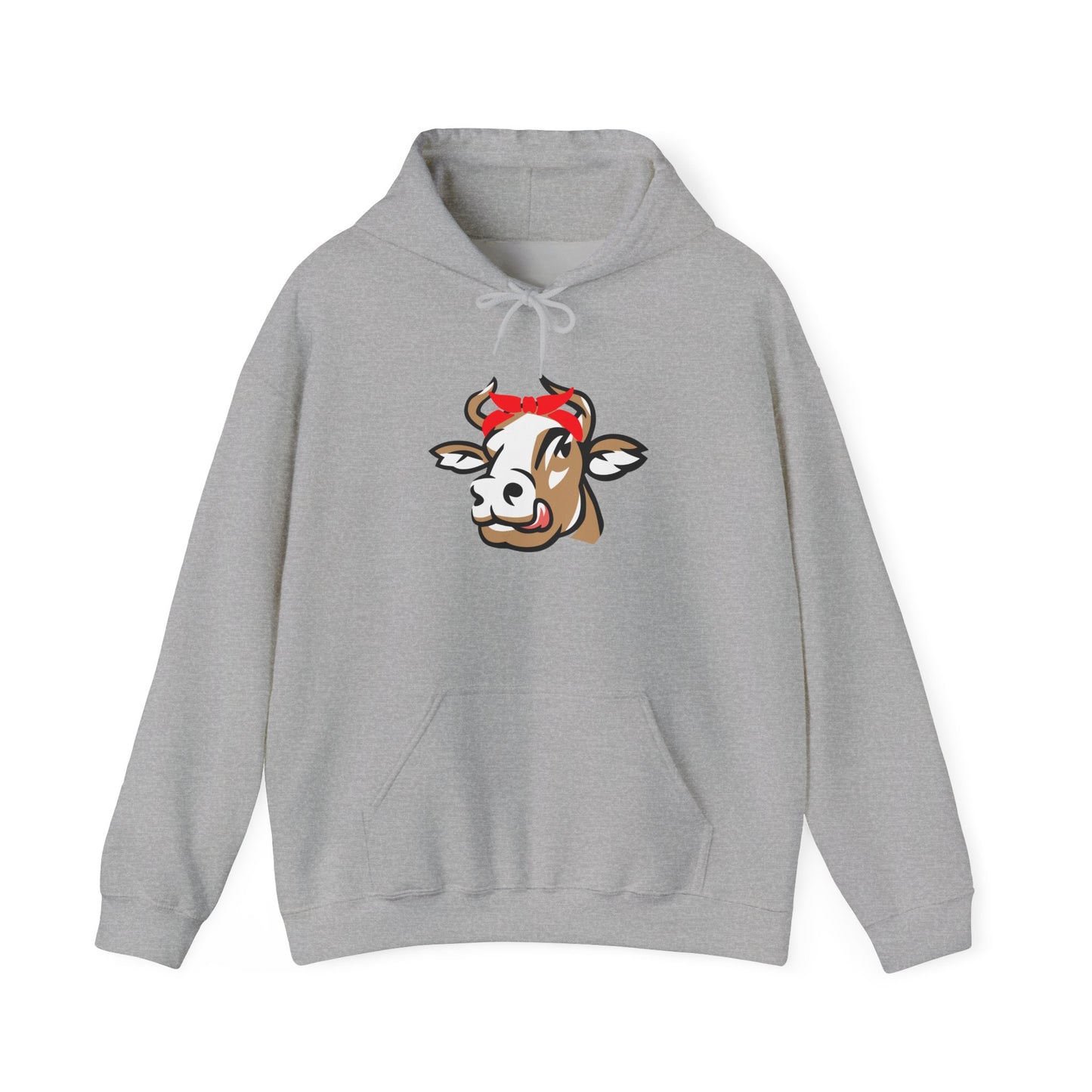 Kapuzenpullover "Cow" – Perfekt für Freizeit & Alltag