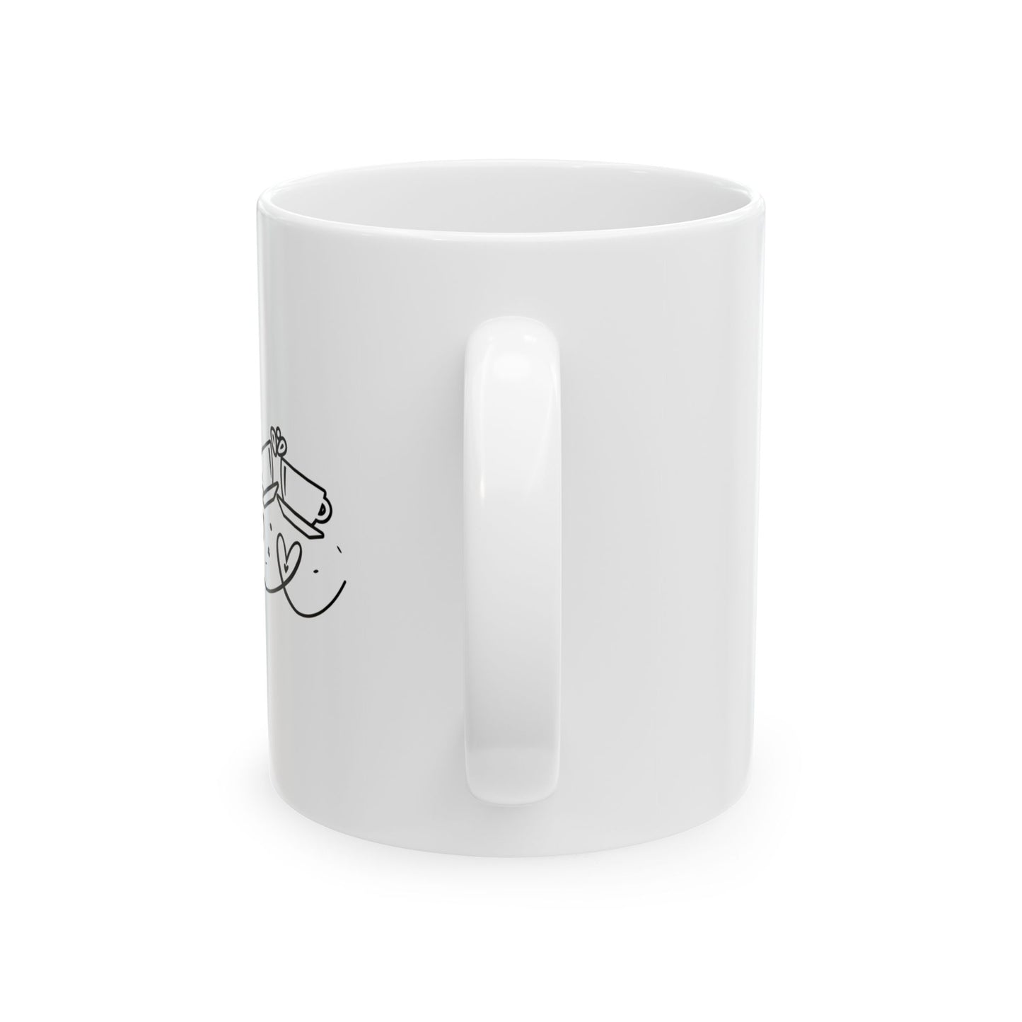 Bedruckte Kaffeetasse – 11oz (330 ml) – "My Coffee" – robust & stilvoll