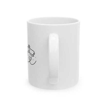 Bedruckte Kaffeetasse – 11oz (330 ml) – "My Coffee" – robust & stilvoll