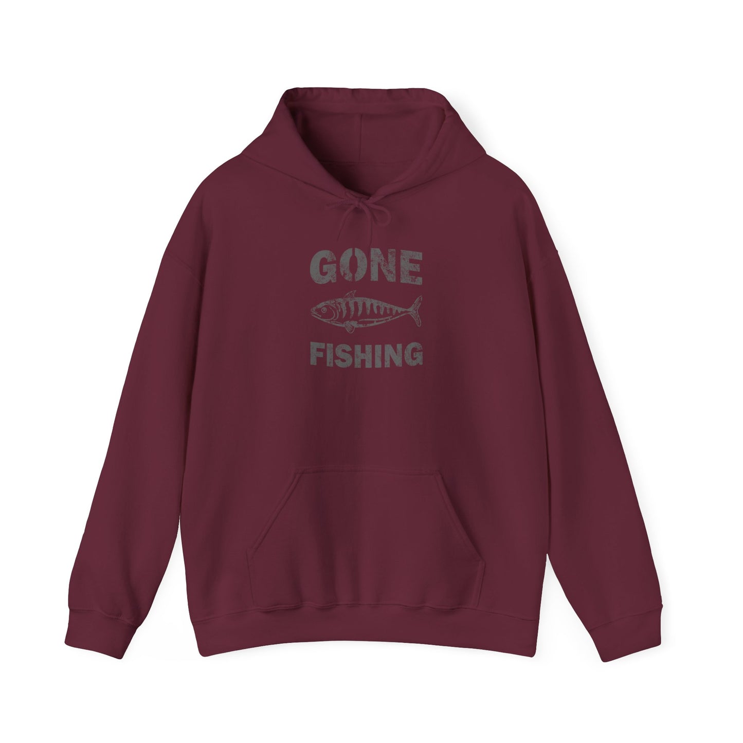 "Gone Fishing" Kapuzenpullover – Moderner Streetwear Look