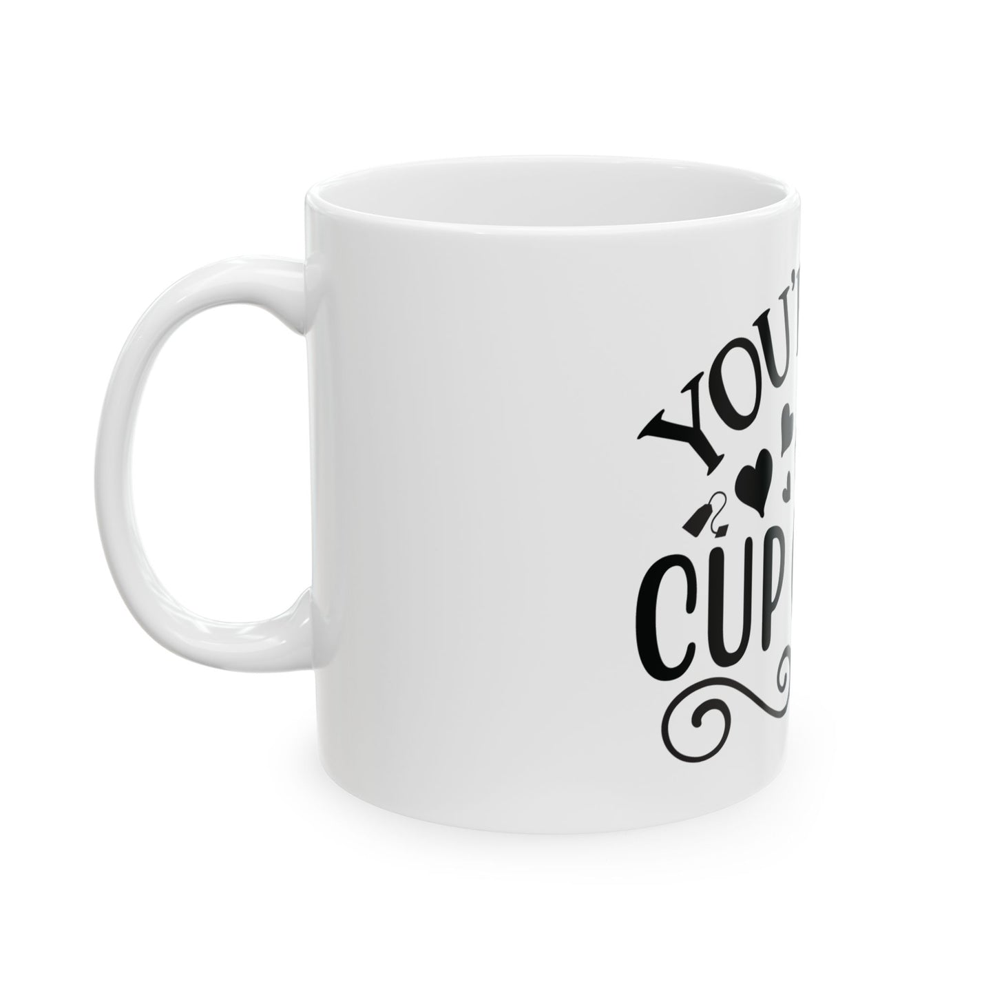Bedruckte Kaffeetasse – 11oz (330 ml) – „Cup of Tea 7“ – robust & stilvoll