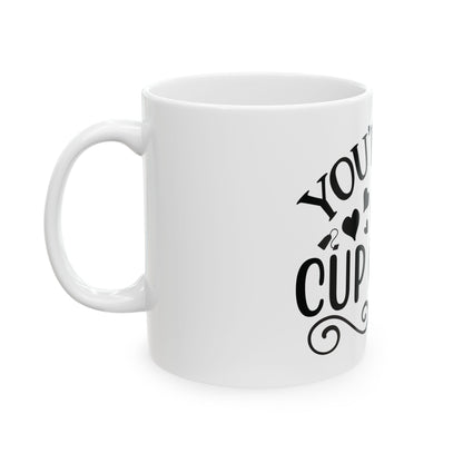 Bedruckte Kaffeetasse – 11oz (330 ml) – „Cup of Tea 7“ – robust & stilvoll