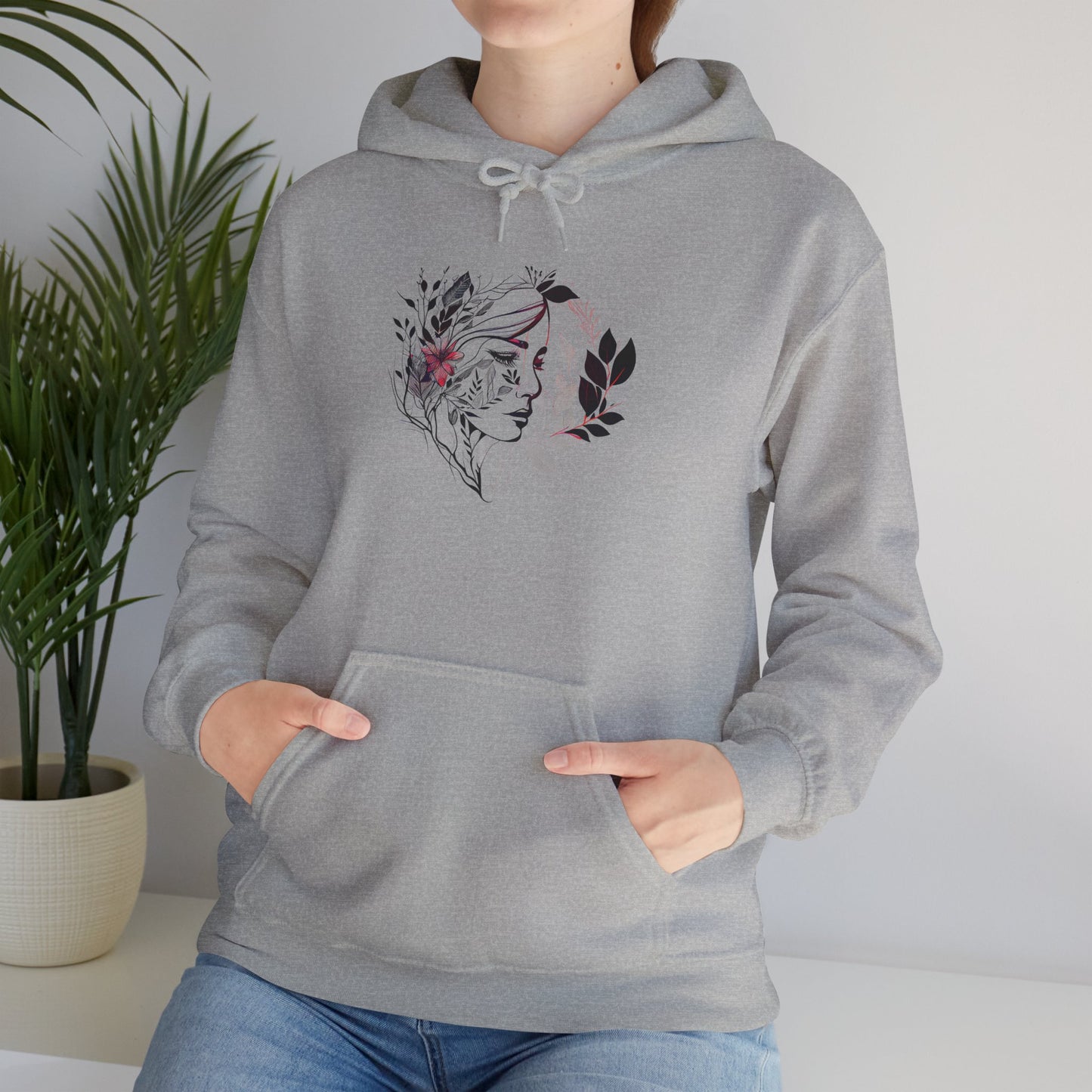 Artistic Unisex Hoodie – Unique Graphic Sweatshirt, Cozy Layer, Everyday Wear, Gift for Him/Her, Casual Fashion