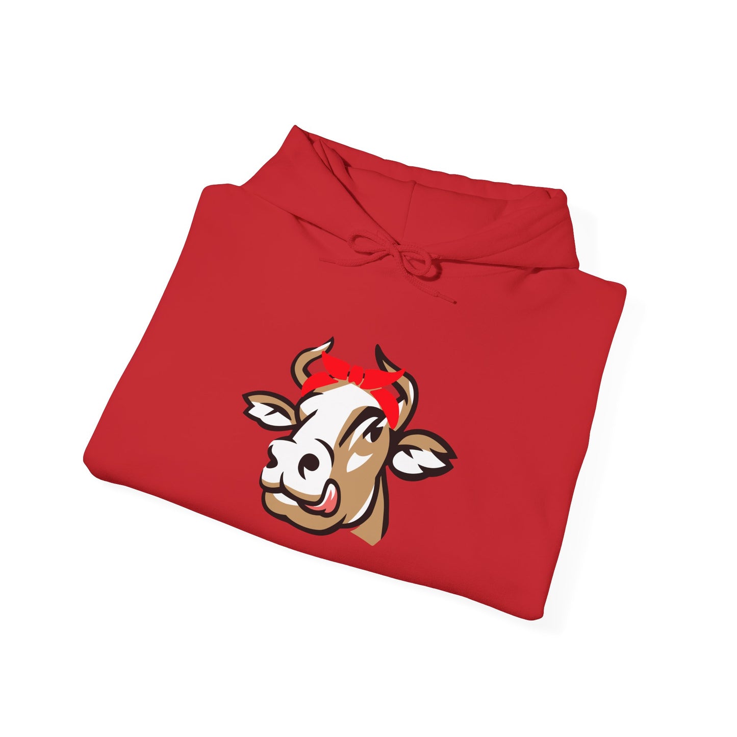 Kapuzenpullover "Cow" – Perfekt für Freizeit & Alltag