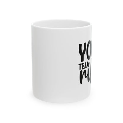 Bedruckte Kaffeetasse – 11oz (330 ml) – „Tea-Riffic 4“ – robust & stilvoll