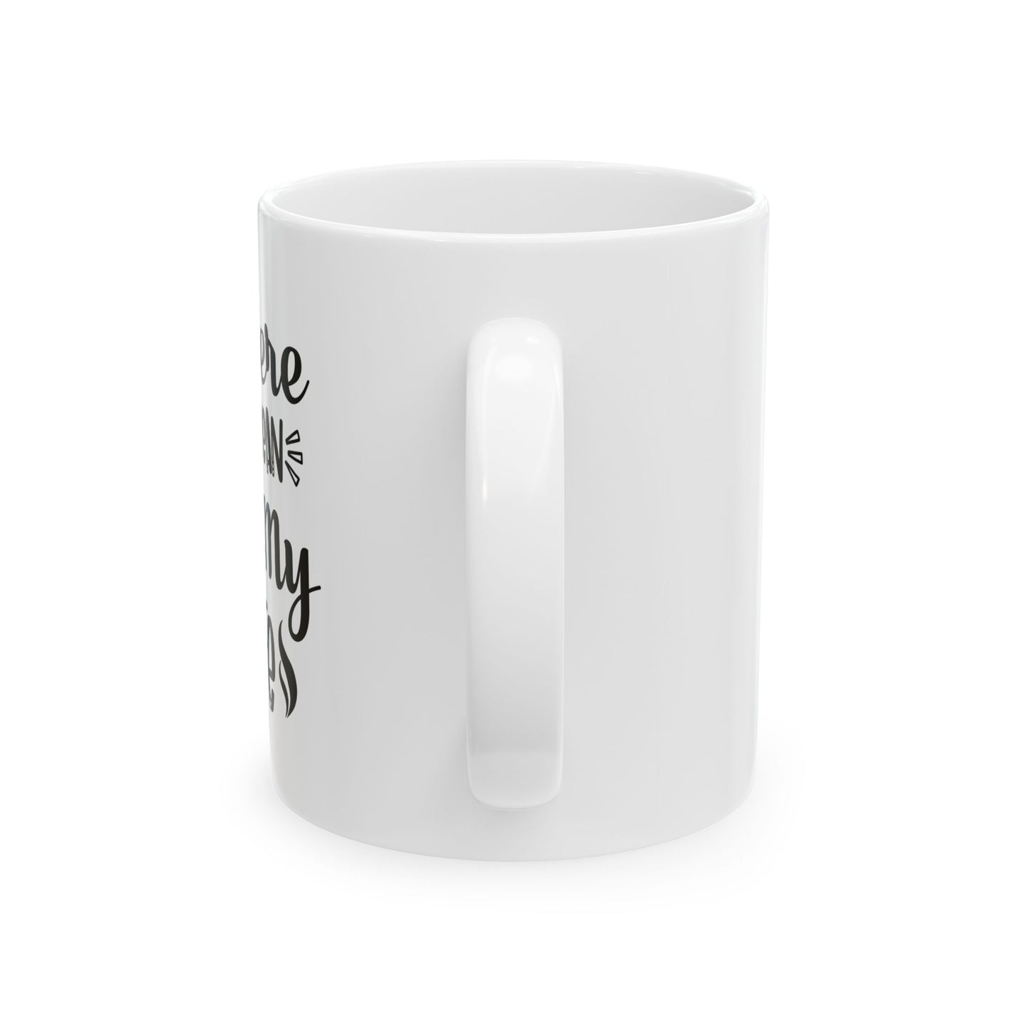 Bedruckte Kaffeetasse – 11oz (330 ml) – „Life“ – robust & stilvoll