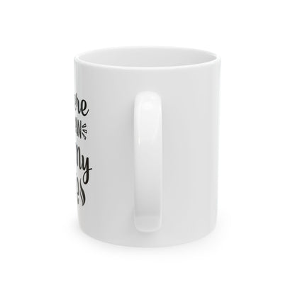 Bedruckte Kaffeetasse – 11oz (330 ml) – „Life“ – robust & stilvoll