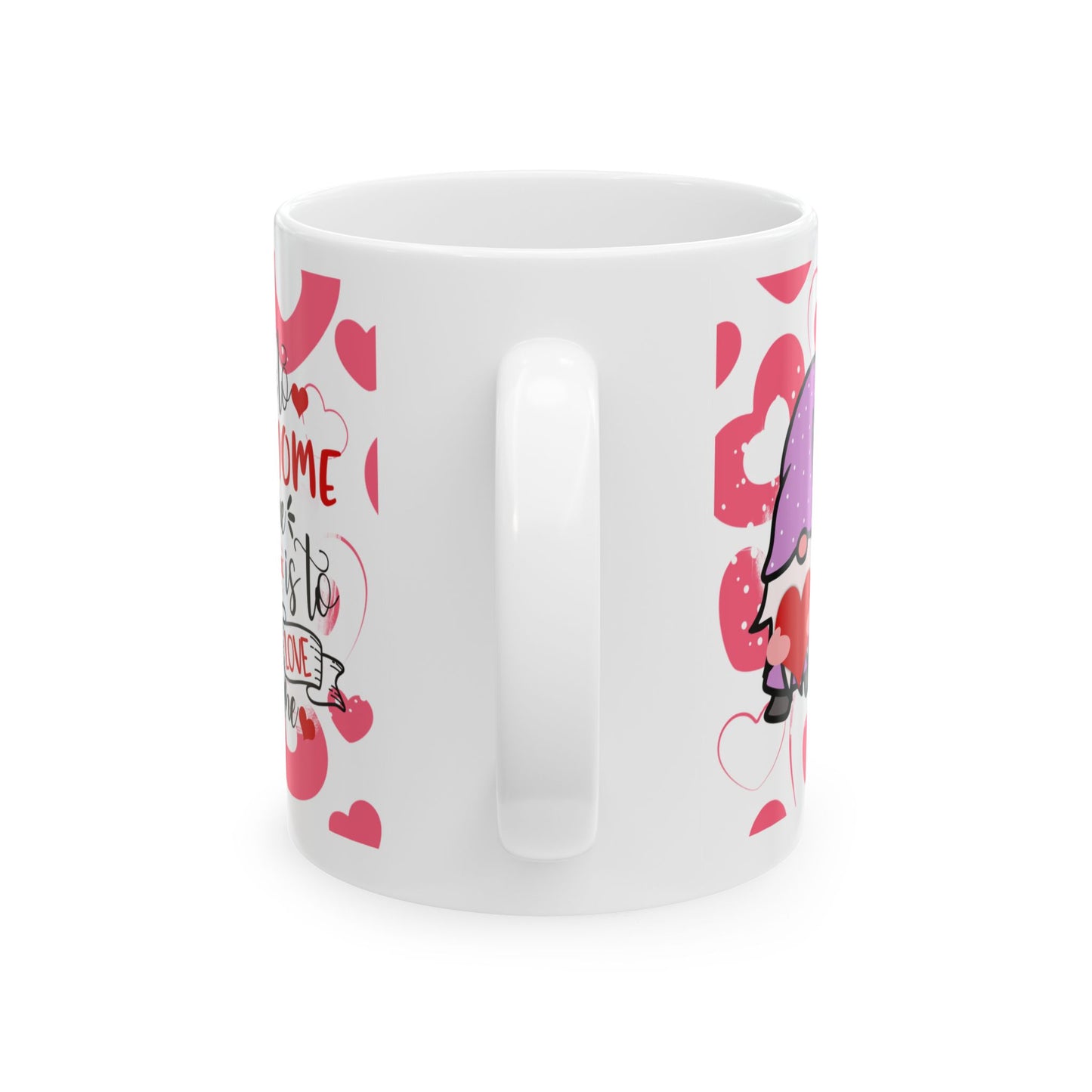 Bedruckte Kaffeetasse – 11oz (330 ml) – „Gnome“ – robust & stilvoll
