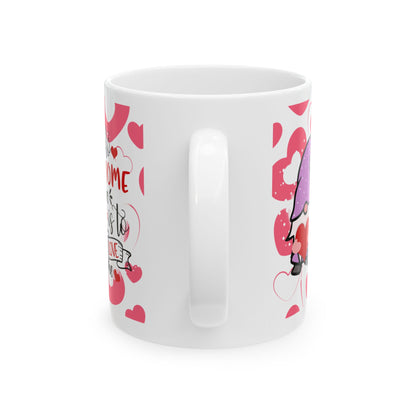 Bedruckte Kaffeetasse – 11oz (330 ml) – „Gnome“ – robust & stilvoll