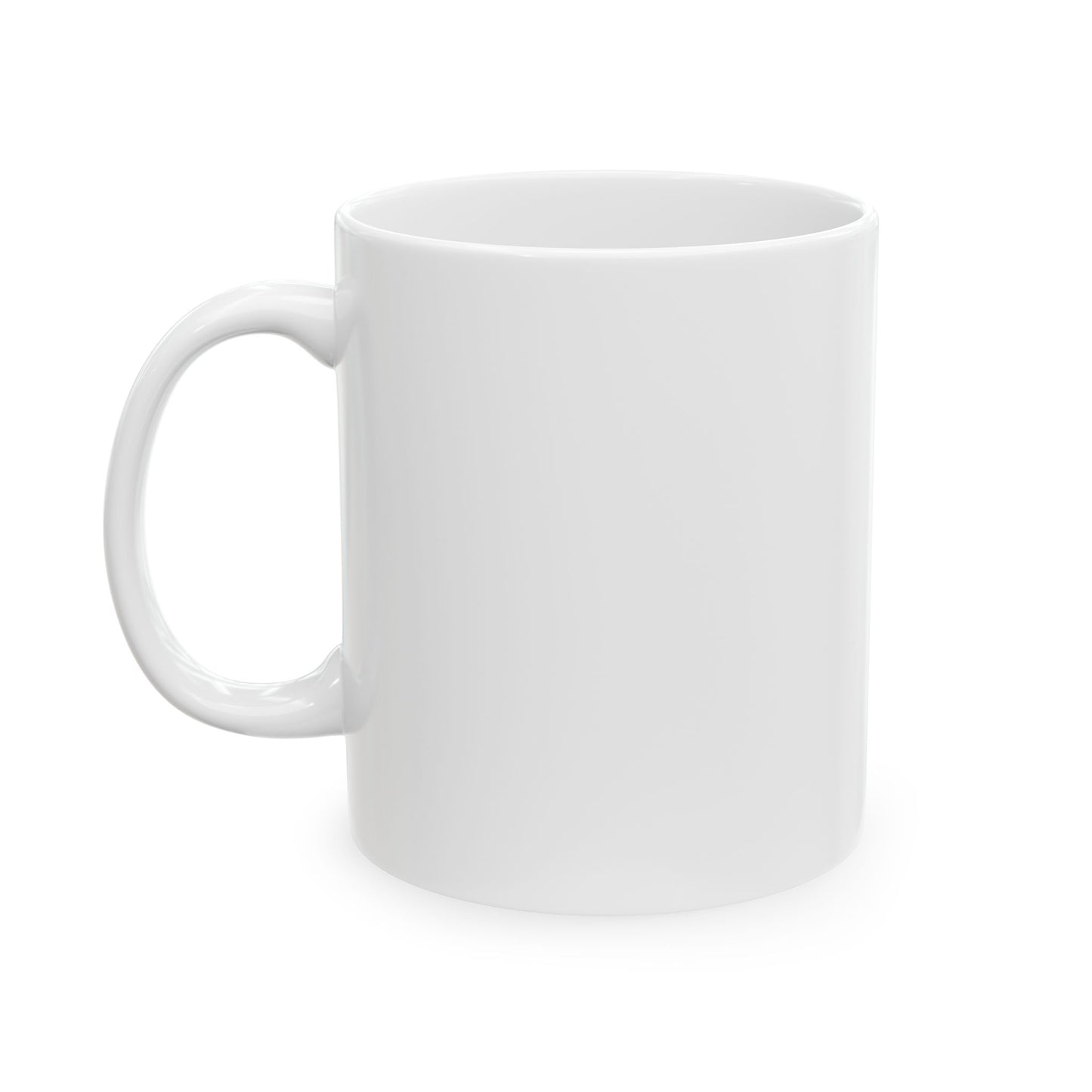 Bedruckte Kaffeetasse – 11oz (330 ml) – "Hug My Life" – robust & stilvoll