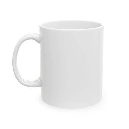 Bedruckte Kaffeetasse – 11oz (330 ml) – "Hug My Life" – robust & stilvoll