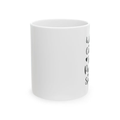Bedruckte Kaffeetasse – 11oz (330 ml) – „Pumpkin Spice“ – robust & stilvoll