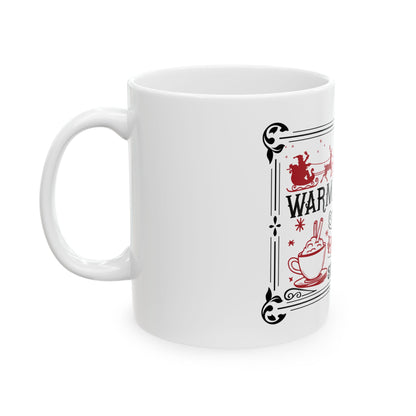 Bedruckte Kaffeetasse – 11oz (330 ml) – „Hot Cocoa 2“ – robust & stilvoll