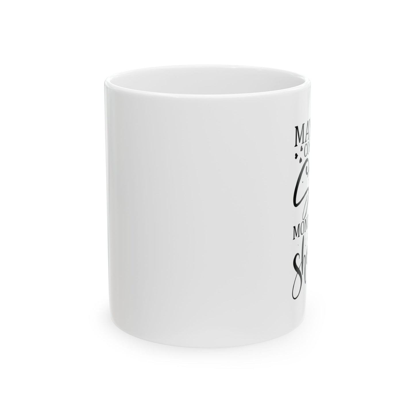Bedruckte Kaffeetasse – 11oz (330 ml) – "Short Monday" – robust & stilvoll