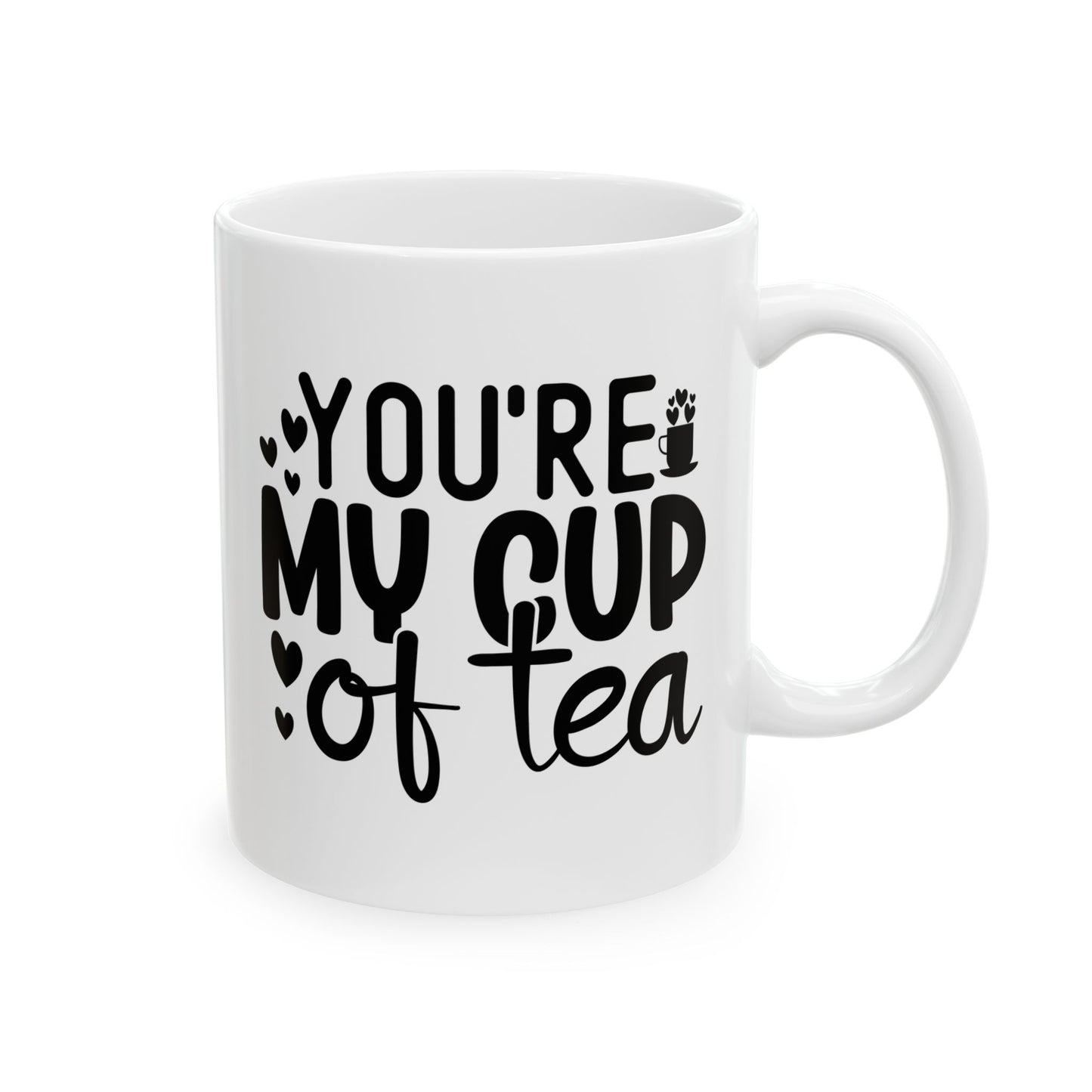 Bedruckte Kaffeetasse – 11oz (330 ml) – „Cup of Tea 3“ – robust & stilvoll