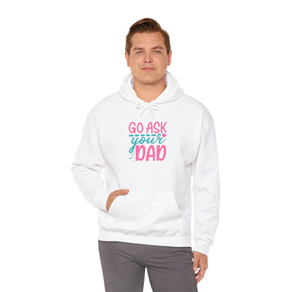 "Ask Your Dad" Kapuzenpullover – Moderner Streetwear Look