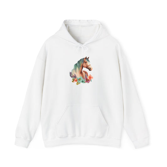 "Horse Flower" Hoodie – Unisex Streetwear Style