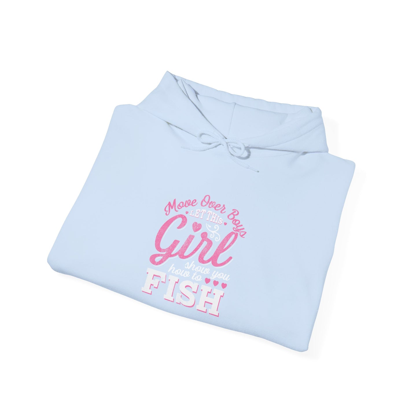 „Show You How To Fish“ Artistic Unisex Hoodie – Unique Graphic Sweatshirt, Cozy Layer, Everyday Wear, Gift for Him/Her, Casual Fashion
